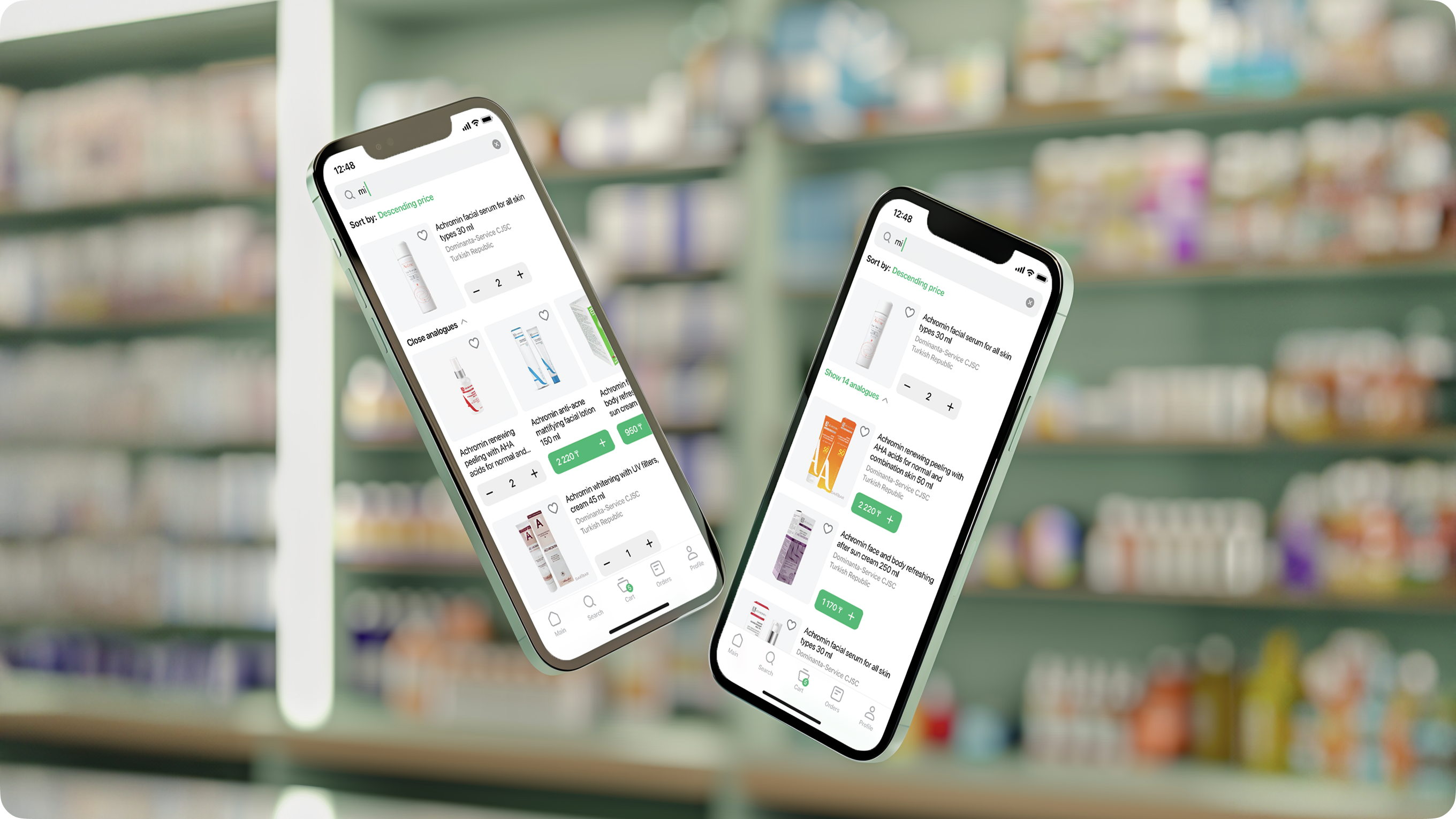 Pharmacy app — find, compare, and order medication in seconds.
